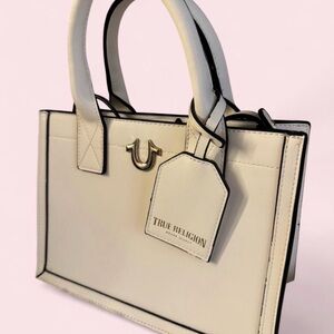 True Religion White Handbag